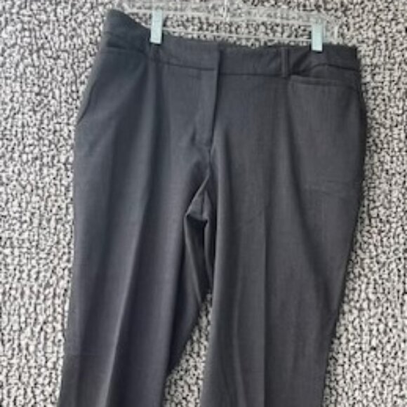 WORTHINGTON Dark Grey Curvy Fit Dress Pants - Picture 1 of 8
